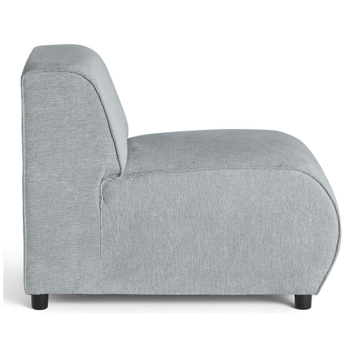 LISA DESIGN Suaro - module d'assise en tissu texturé