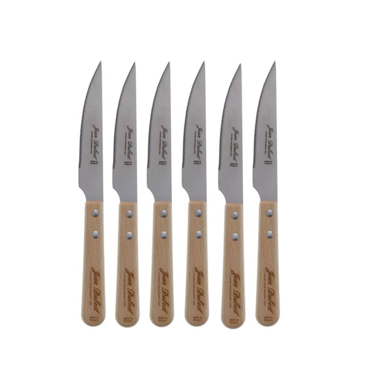 Jean dubost Coffret de 6 couteaux à steak - CB10A79SE15311
