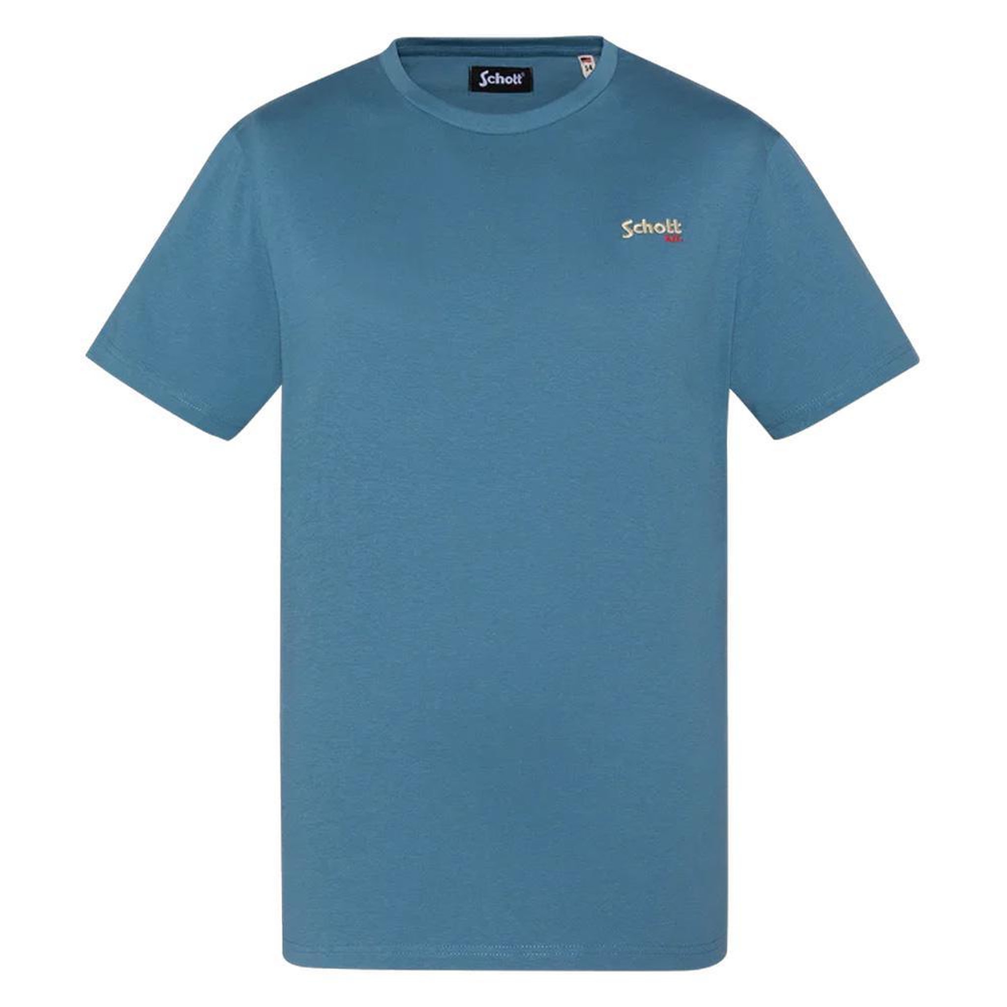 Schott T-Shirt Bleu Garçon Schott RODE. Coloris disponibles : Bleu
