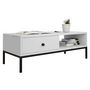 Voir la diapositive 2 : BEST MOBILIER Filipo - table basse - 90 cm