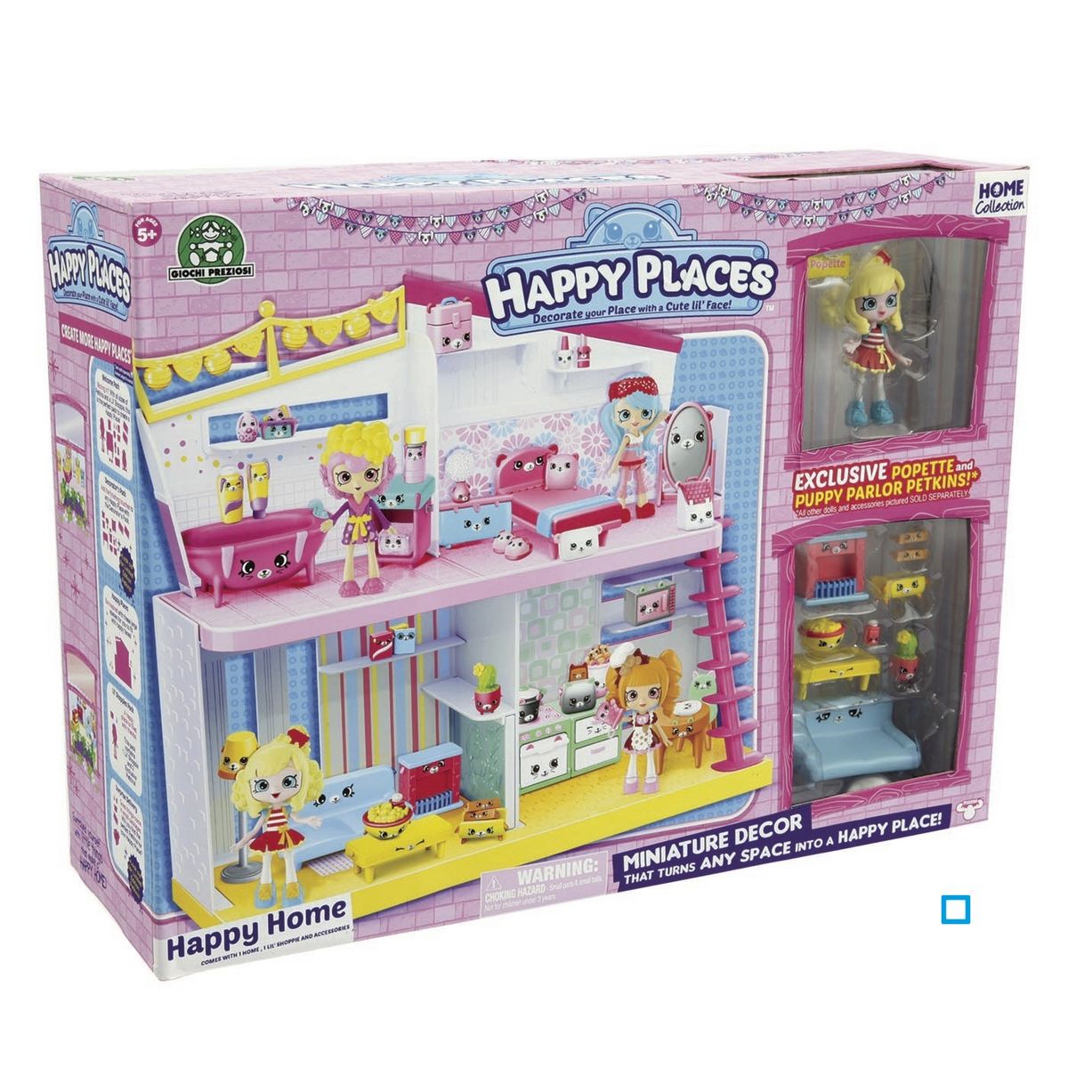 GIOCHI PREZIOSI Playset Happy Home Shopkins - Univers miniature Happy Place 