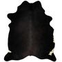 Voir la diapositive 5 : VIDAXL Tapis en peau de vache veritable Noir 150 x 170 cm