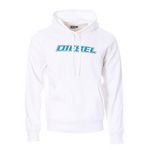 DIESEL Sweat /Turquoise Homme Diesel Hood. Coloris disponibles : Blanc