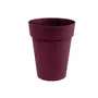 Eda Pot de fleurs en plastique EDA Toscane Rouge bourgogne - Ø 44 cm