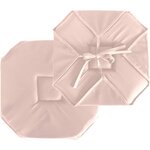 Paris Prix Galette de Chaise Uni  Basic  40x40cm Vieux Rose