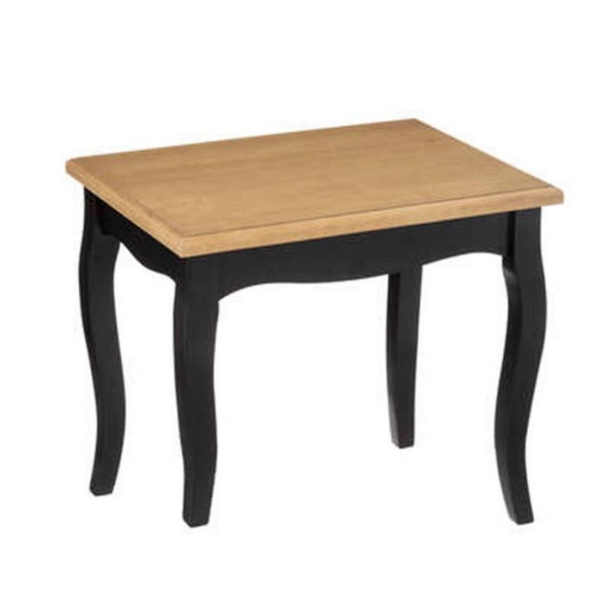 ATMOSPHERA Lot de 2 Tables Basses  Chrysa  60cm Noir