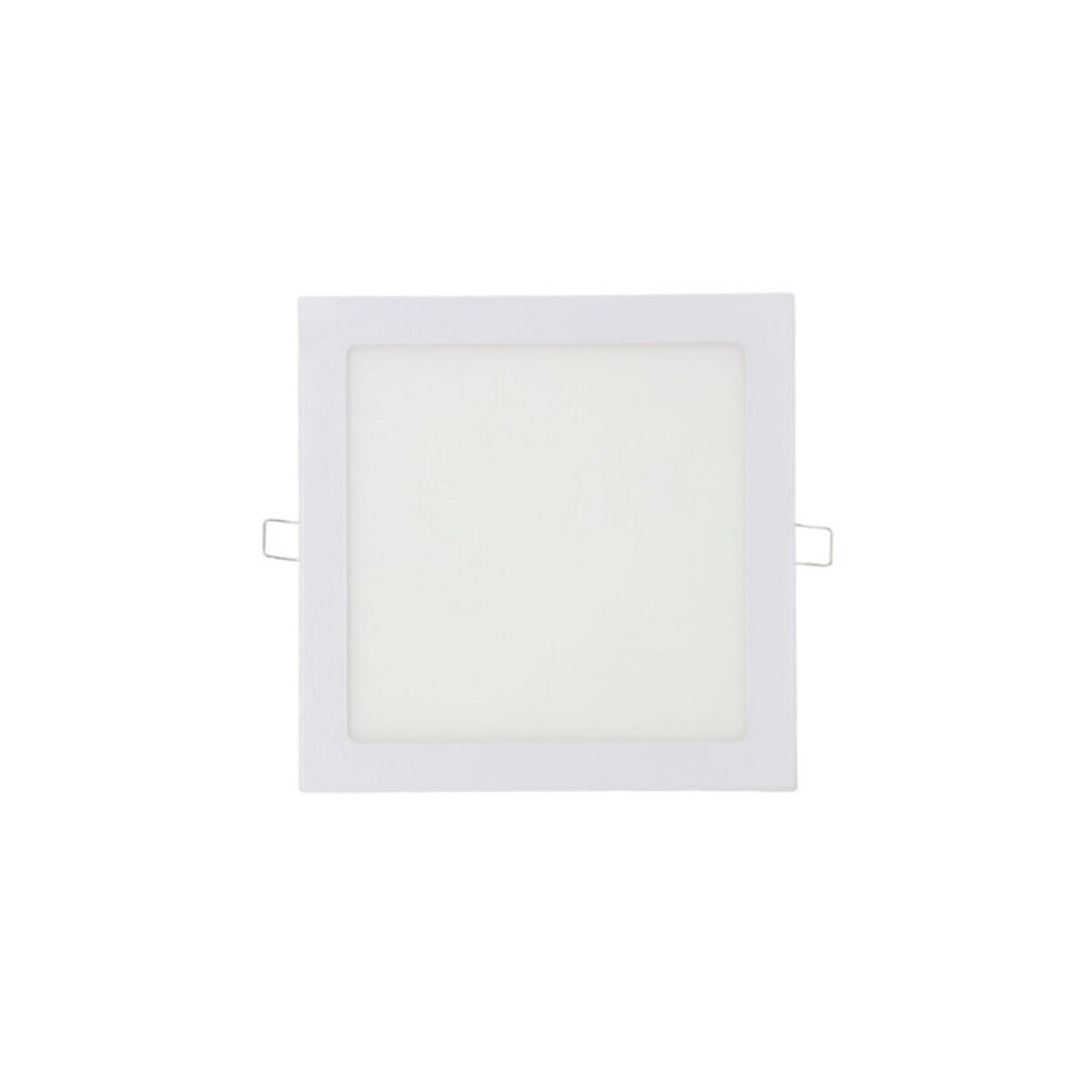 EDM Spot LED carré EDM - 22cm - 20W - 1500lm - 6400K - Cadre blanc - 31582
