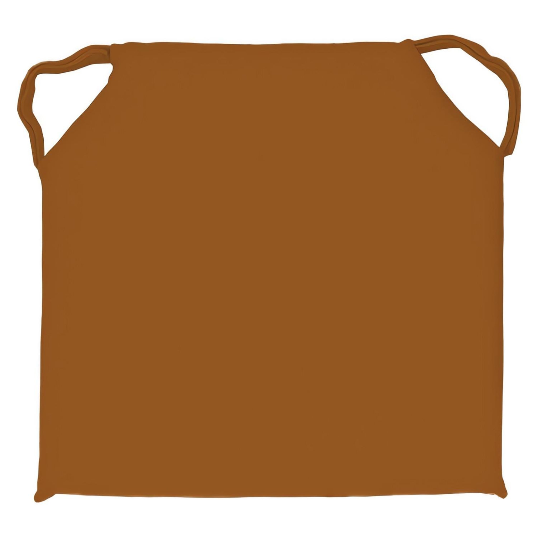 SOLEIL D'OCRE Dessus de chaise en coton lavé 40x40x4 cm SPIRIT, par Soleil d'Ocre