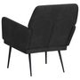 Voir la diapositive 5 : VIDAXL Fauteuil Noir 62x79x79 cm Velours