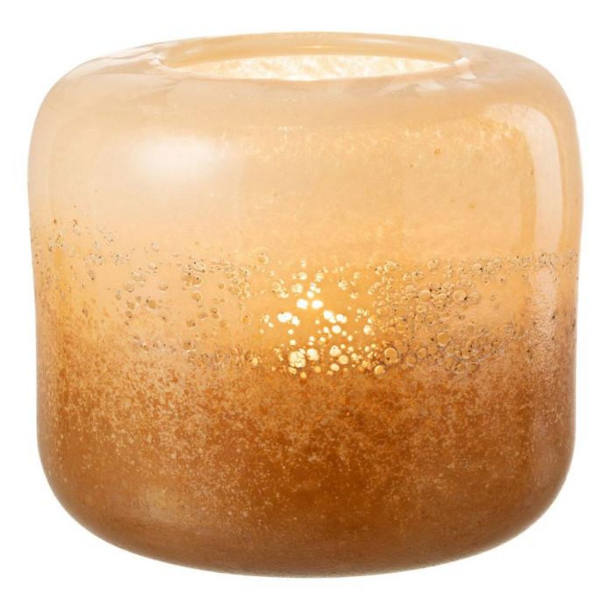 Paris Prix Photophore en Verre  Opia  24cm Marron