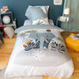 Voir la diapositive 1 : Home collection Parure housse de couette 100% microfibre 140x200 cm, eleph