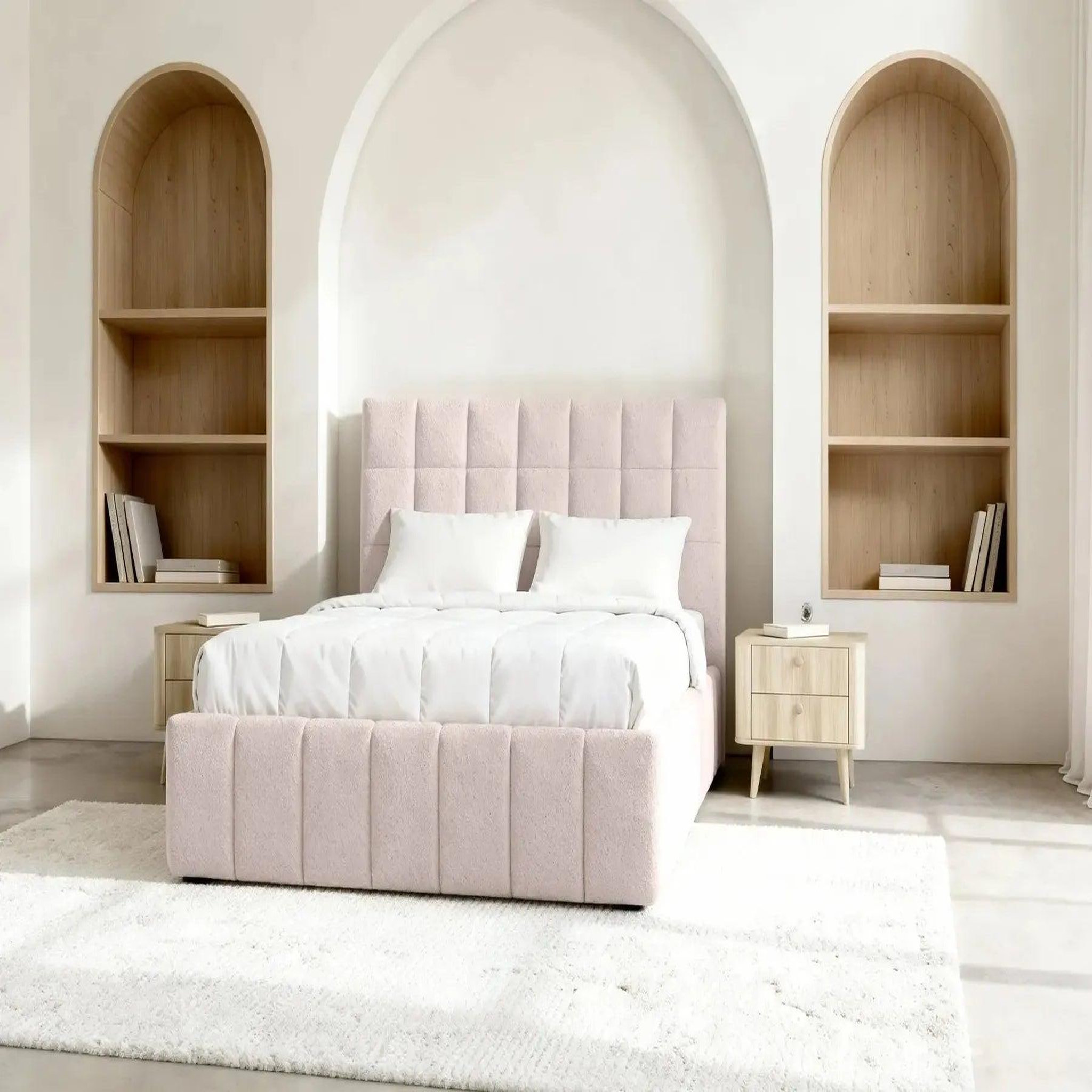 Voir la diapositive 4 : CASANOVA PARIS Florence - lit coffre tissu chenille