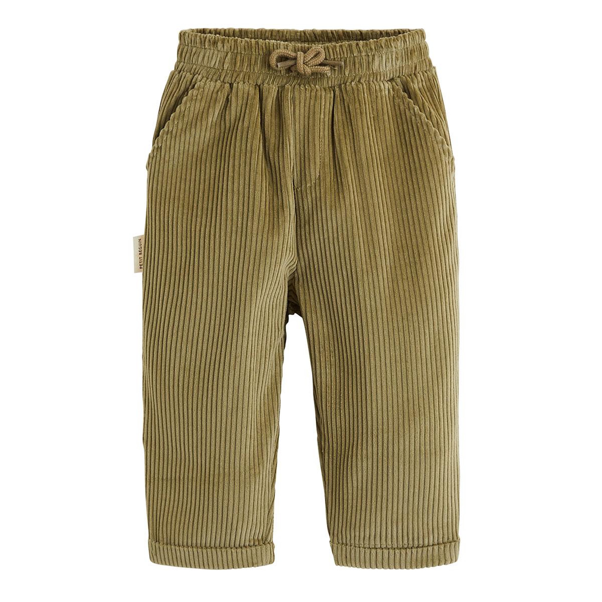 Voir la diapositive 5 : PETIT BEGUIN Lot de 2 pantalons bébé en velours côtelé charly
