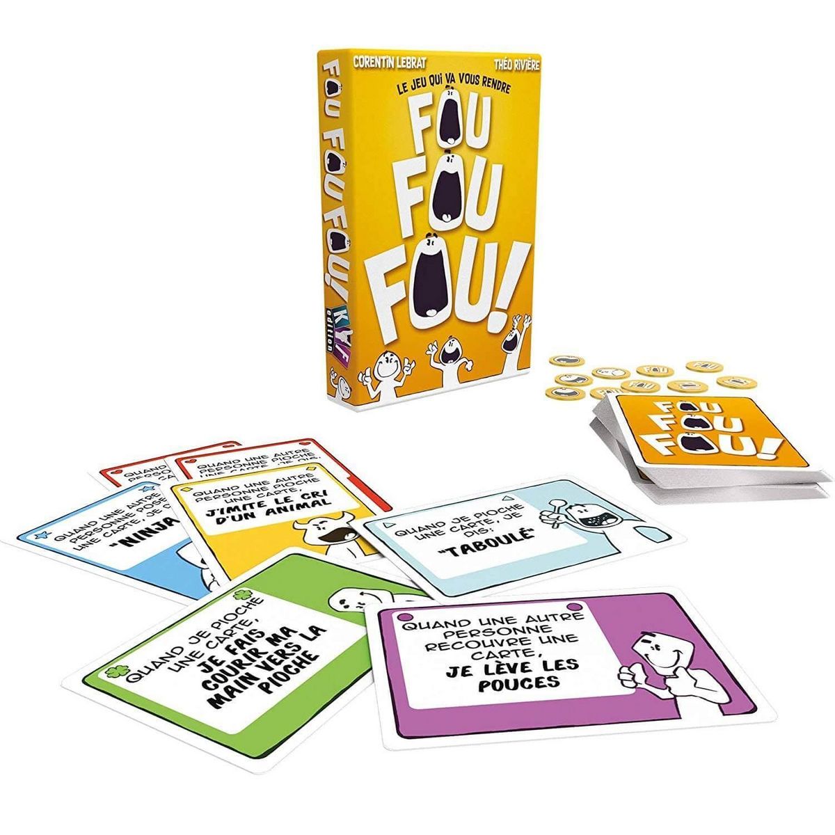Asmodee Jeu de société : Fou Fou Fou