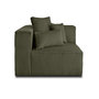 Voir la diapositive 1 : LISA DESIGN Colombine - module d'assise gauche - en velours côtelé grosses côtes