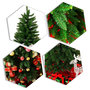 Voir la diapositive 4 : HOMCOM Sapin de Noël artificiel Ø 91 x 210H cm 865 branches épines imitation Nordmann grand réalisme vert