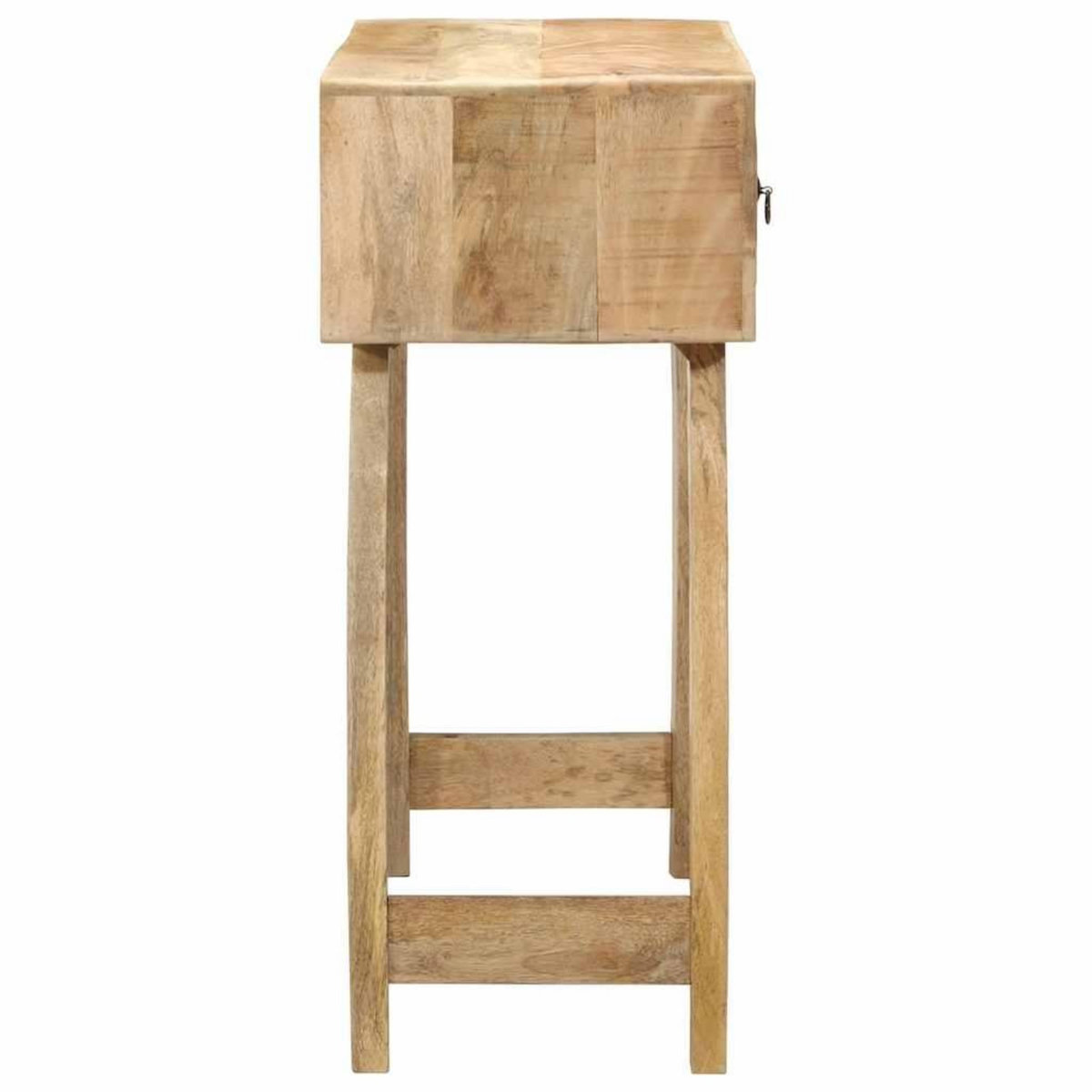 VIDAXL Table console 90x32x75 cm bois massif de manguier brut