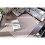 Voir la diapositive 2 : Paris Prix Tapis Géométrique à Poils Longs  Bijou  Taupe & Argent