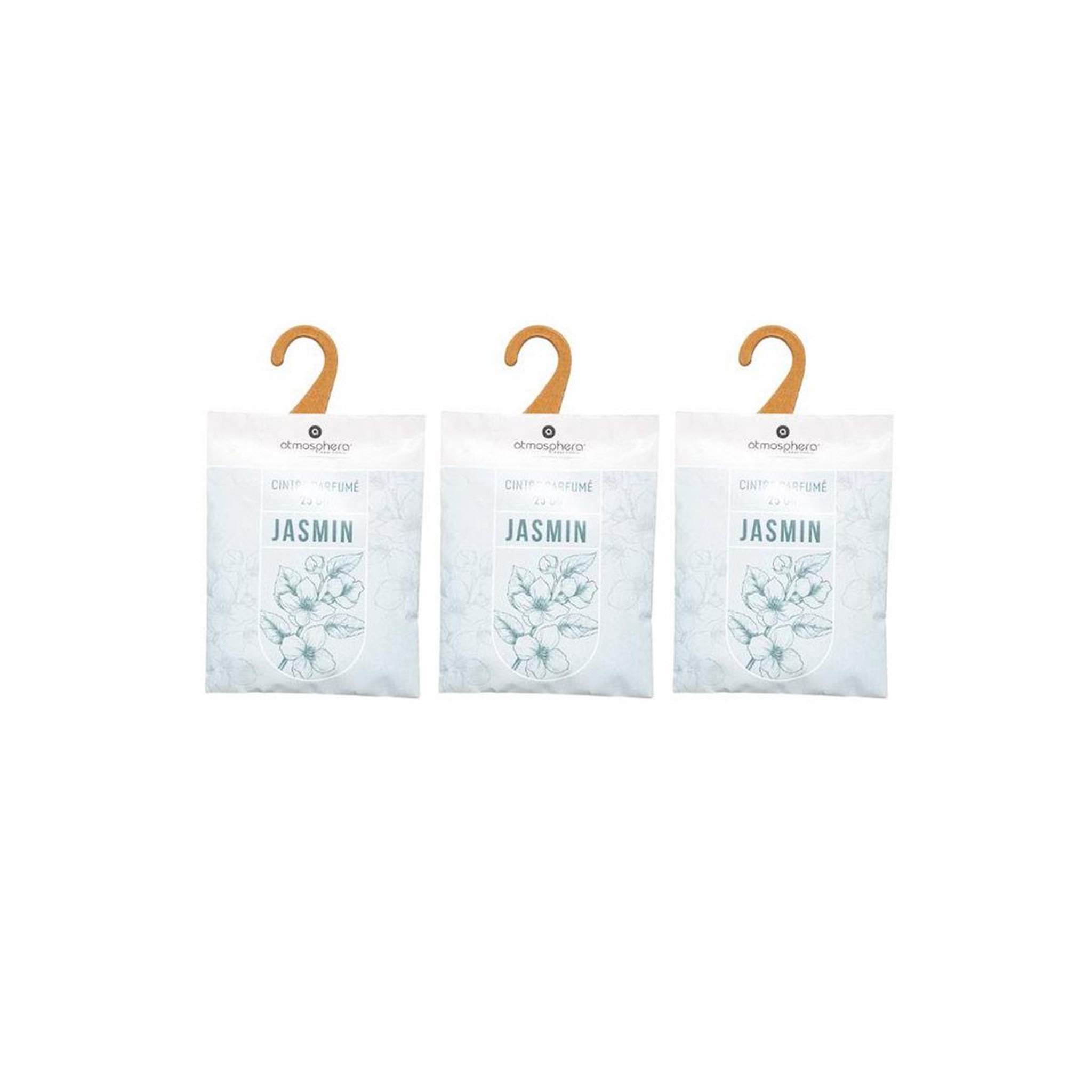 COMPTOIR DE LA BOUGIE Lot de 3 Cintres Parfumés  Accro  14cm Jasmin
