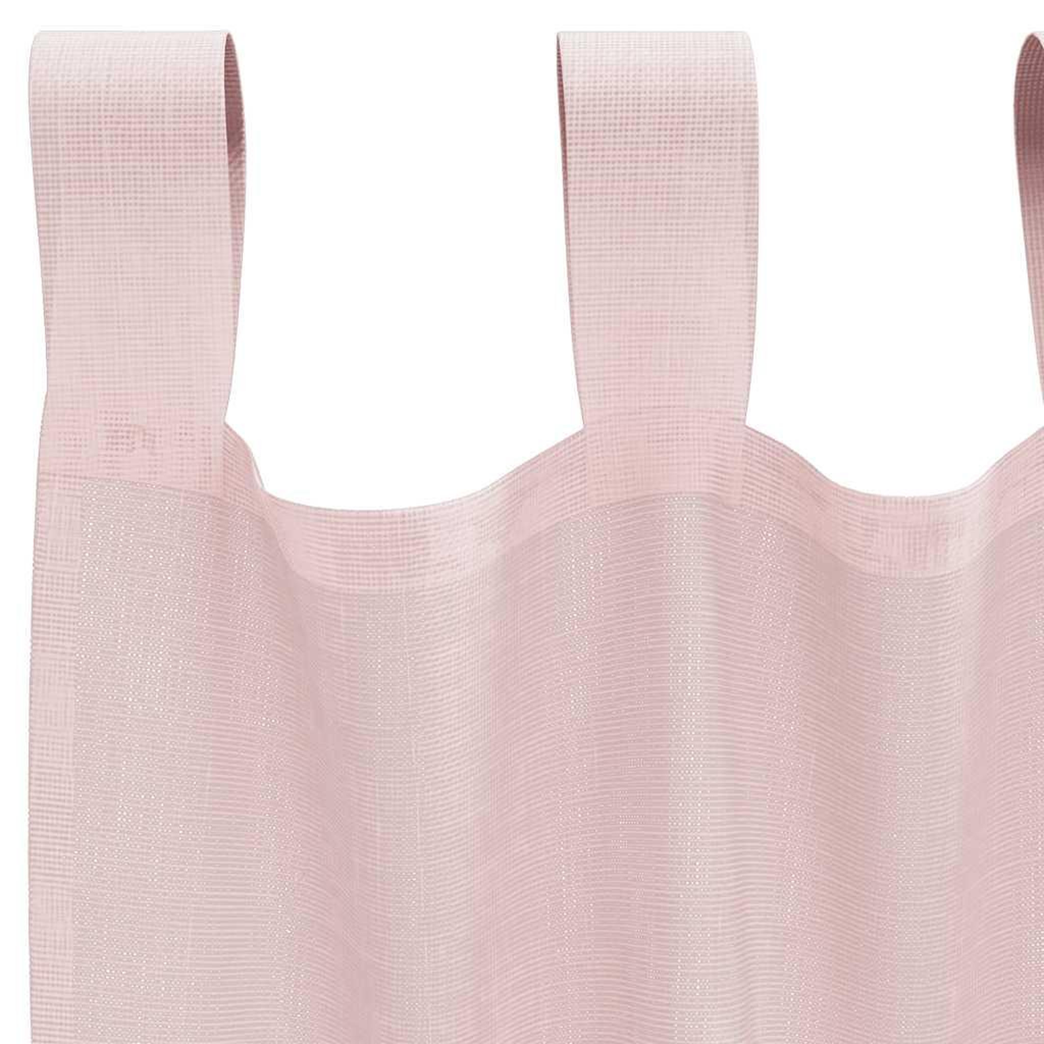 Voir la diapositive 5 : VIDAXL Rideaux en voile avec passe-tringles 2 pcs rose clair