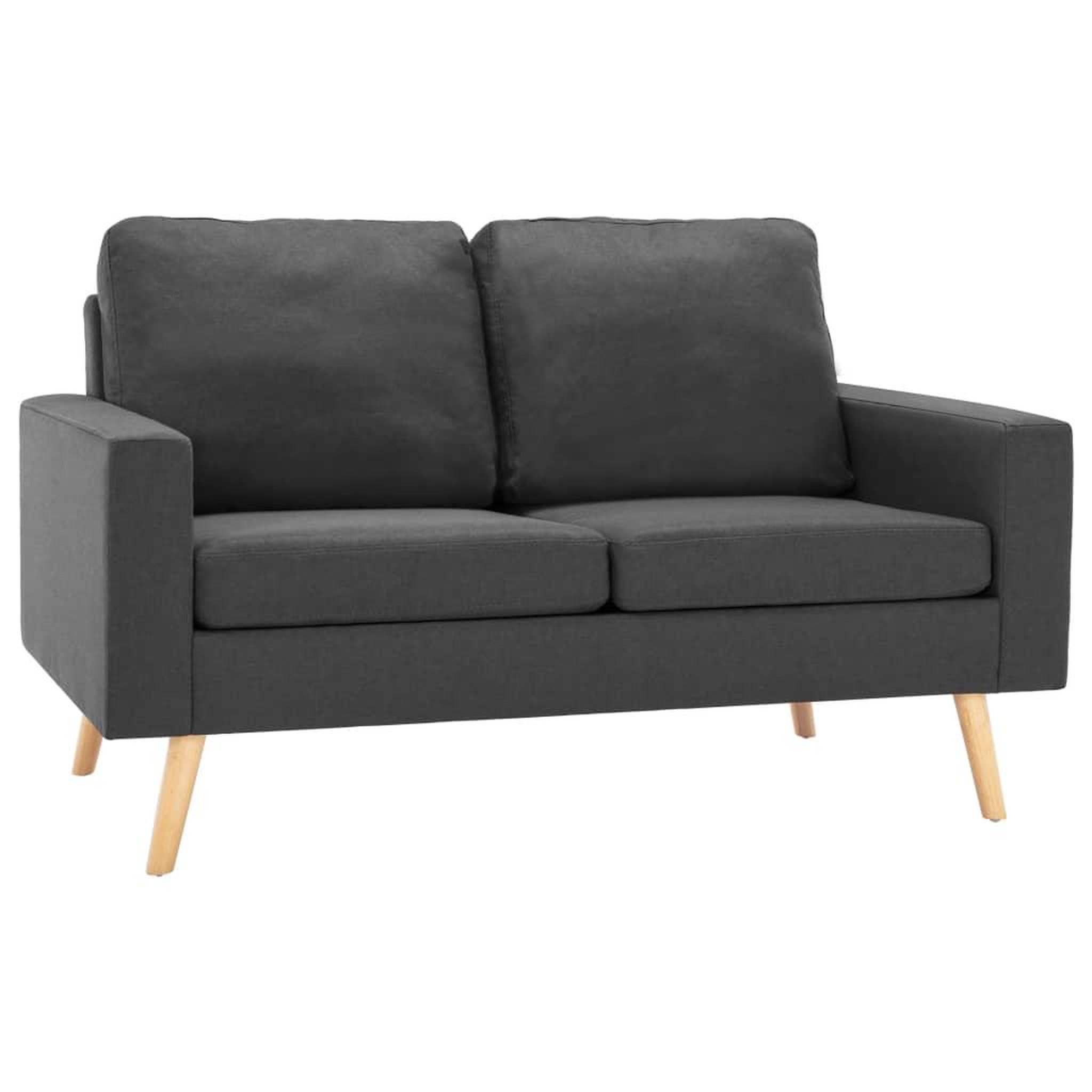 Voir la diapositive 5 : VIDAXL Ensemble de canapes 3 pcs Tissu Gris fonce