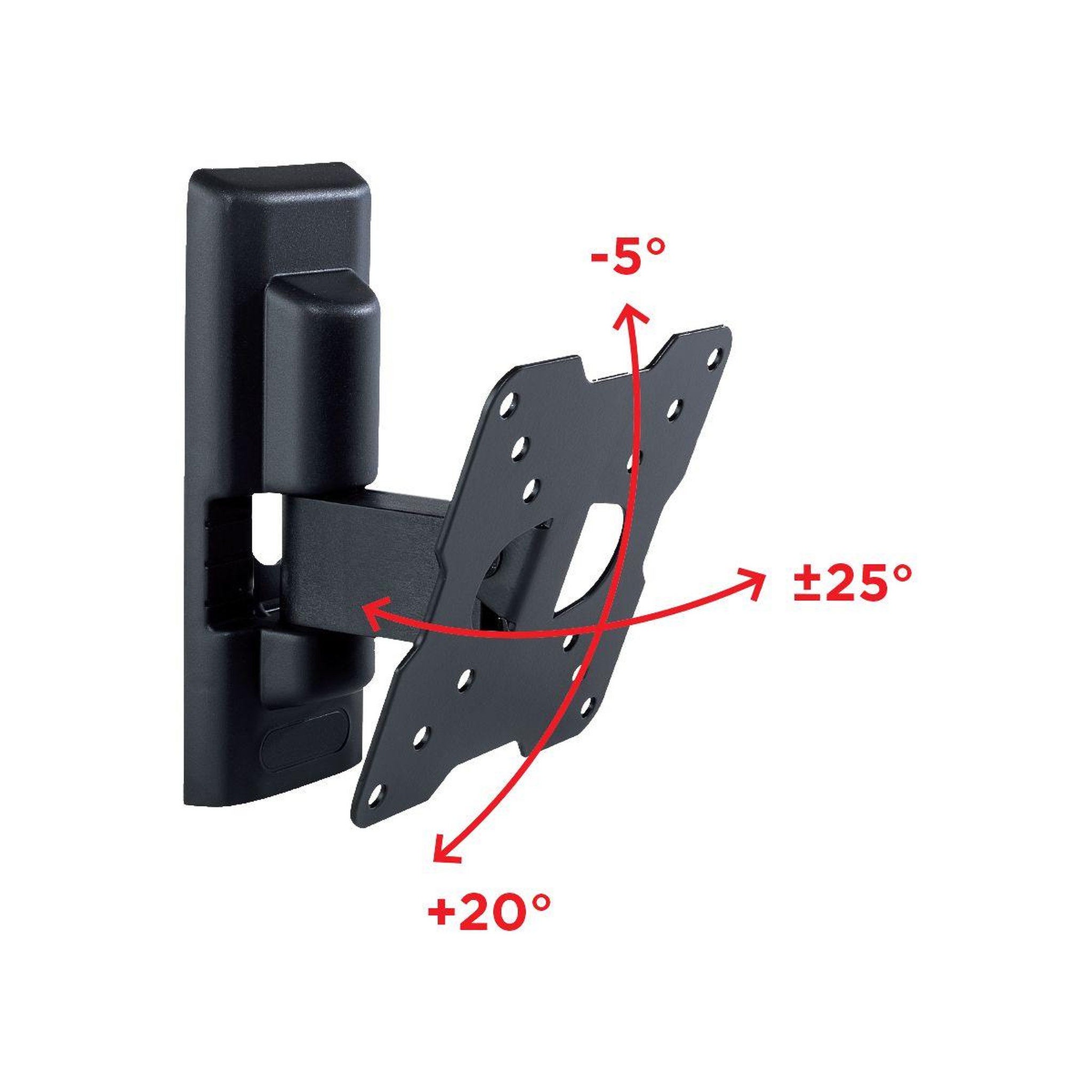 Voir la diapositive 2 : Meliconi Support mural TV ETR-100 FLAT 14-25 pouces
