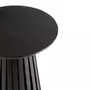 Paris Prix Table d'Appoint Design en Bois  Vincent  40cm Noir