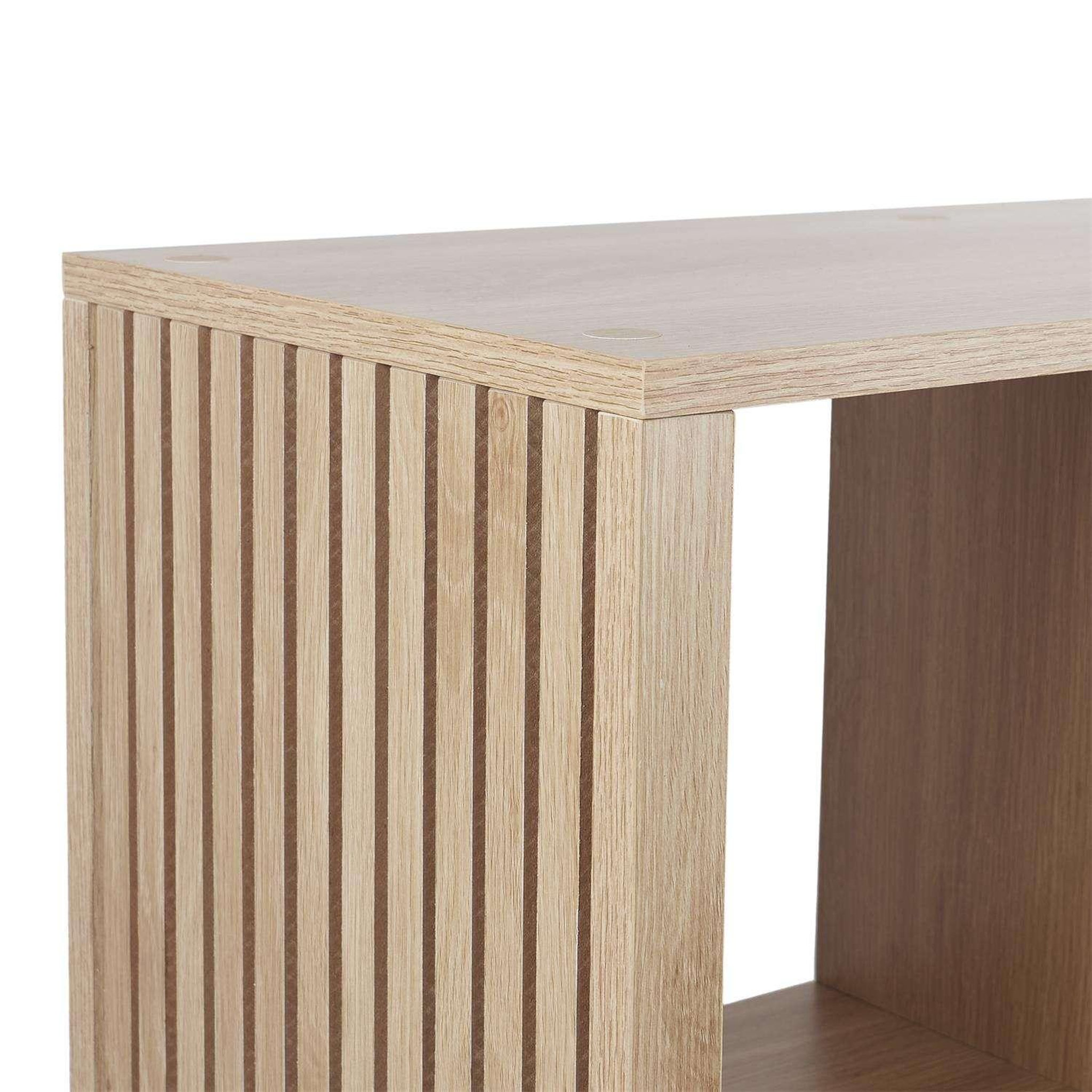Voir la diapositive 5 : The Home Deco Factory Etagère de rangement 9 cases saulk en bois - marron