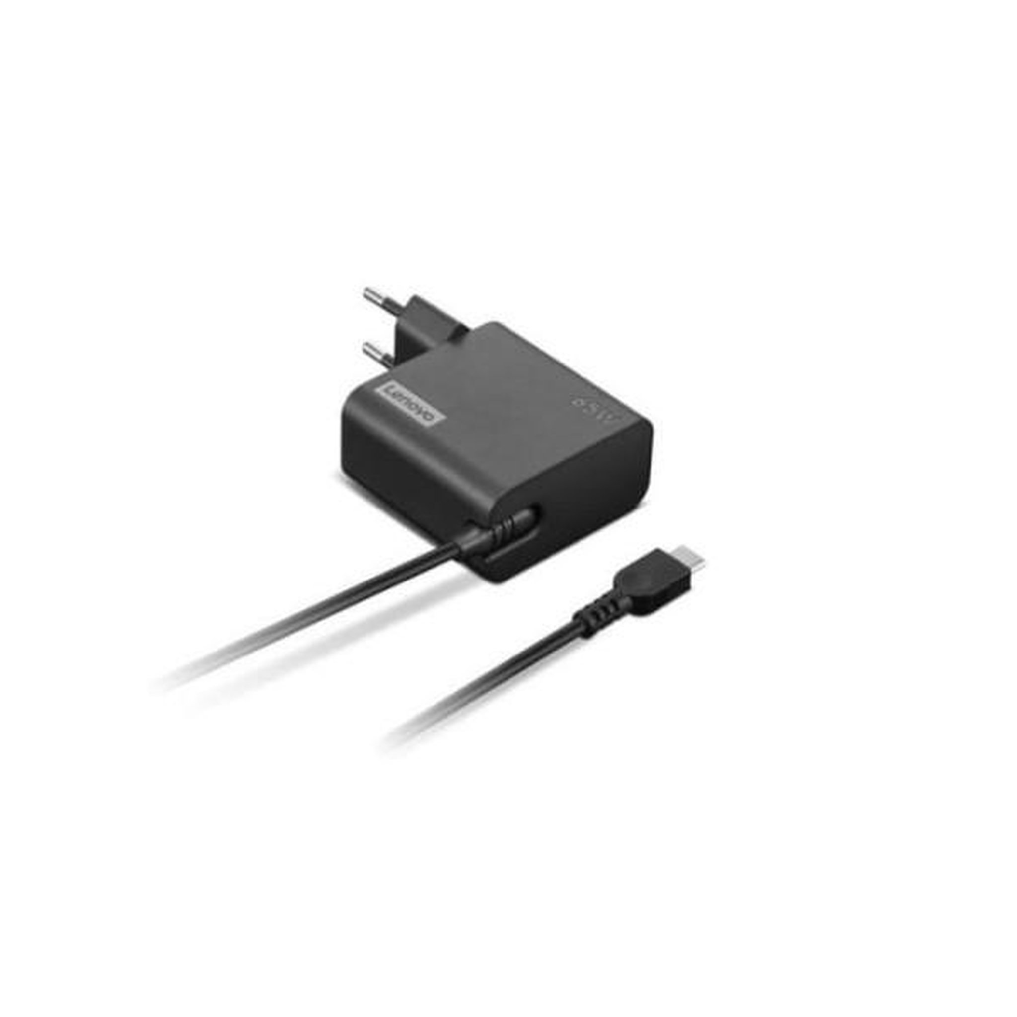 Voir la diapositive 4 : Lenovo Chargeur ordinateur portable USB-C 65W PC noire