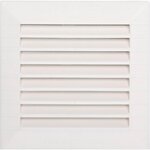 CENTRALE BRICO Grille d'aération abs naturel, L.13.5 x l.13.5 cm