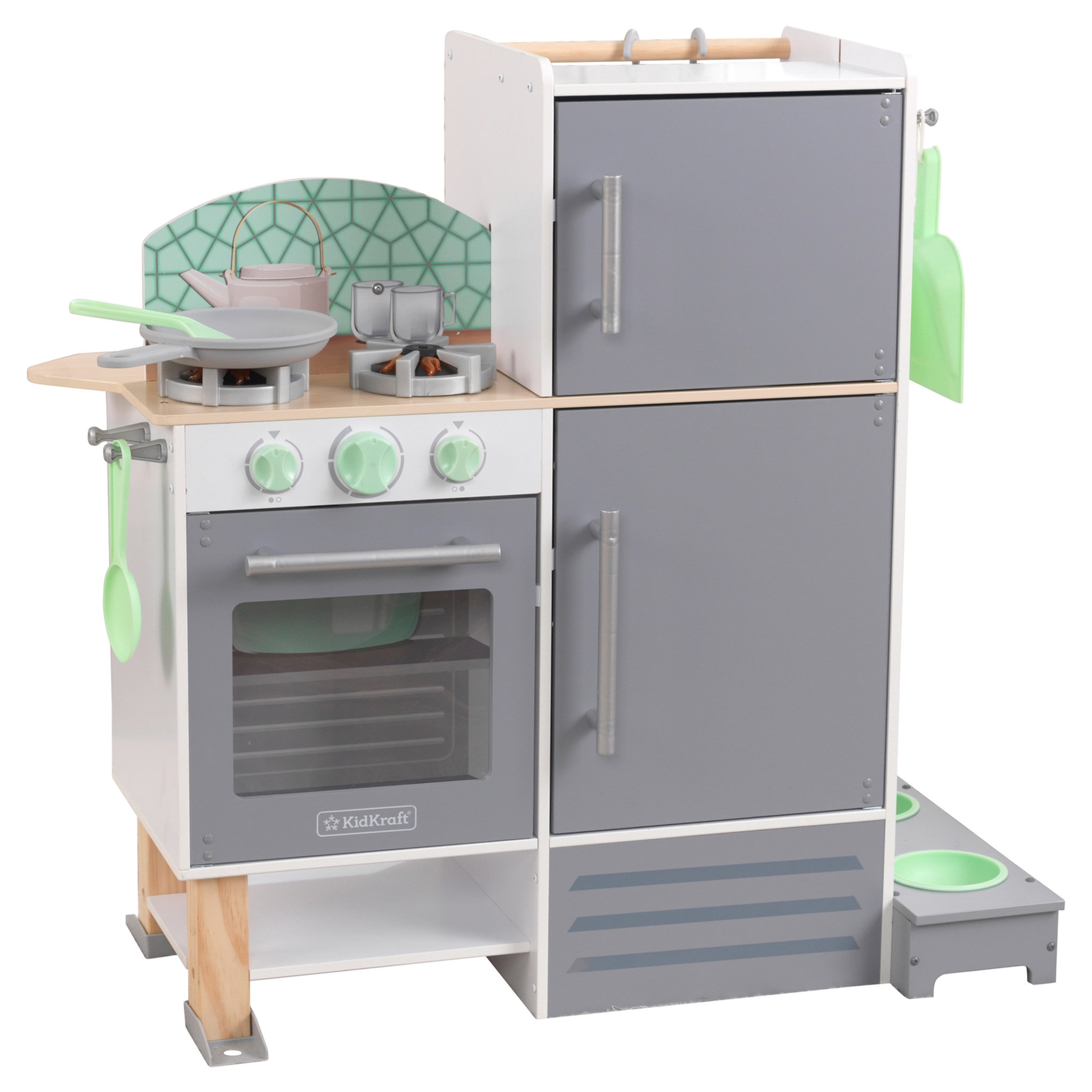 Voir la diapositive 1 : Kidkraft Cuisine buanderie 2 en 1