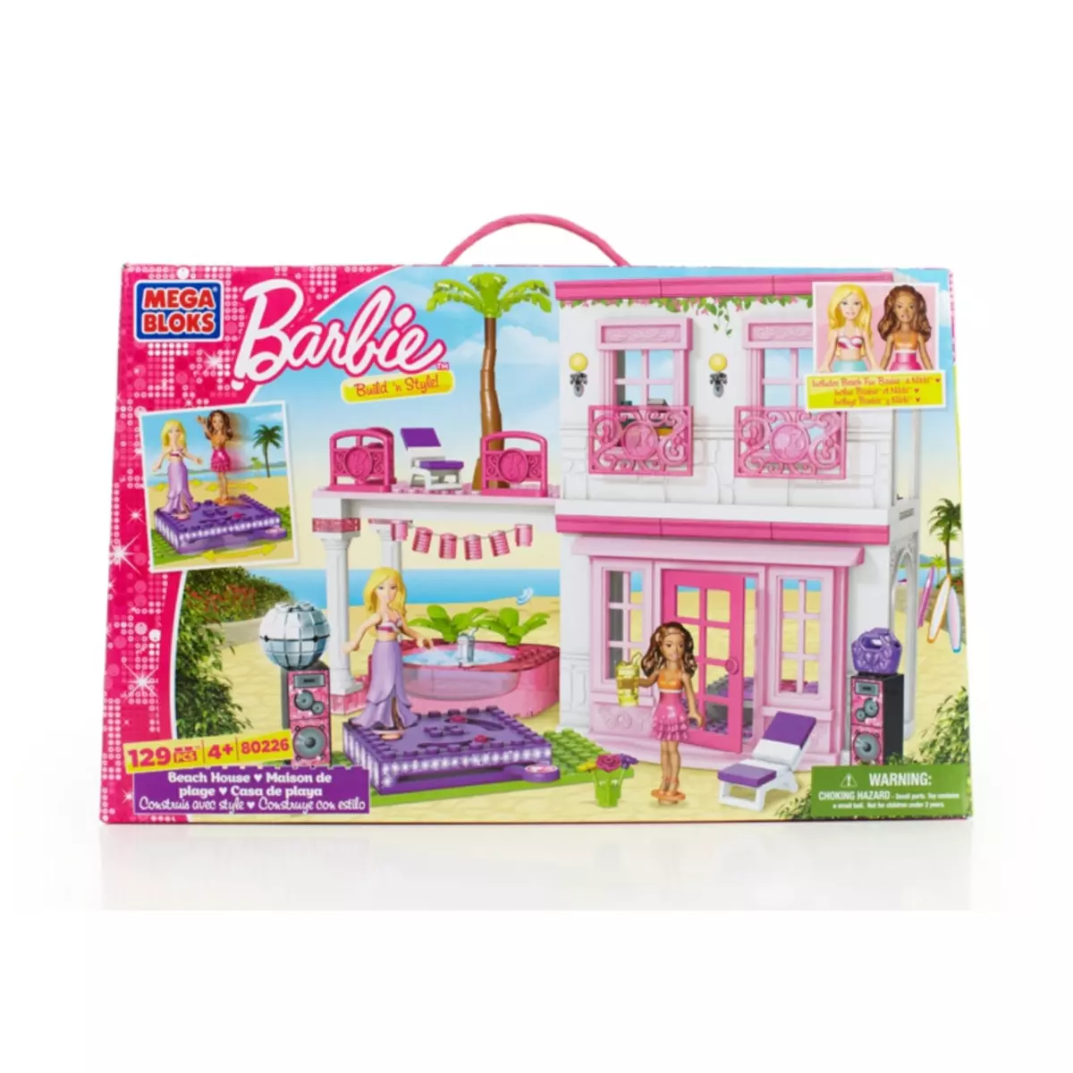 MEGABLOKS La maison de la plage Barbie