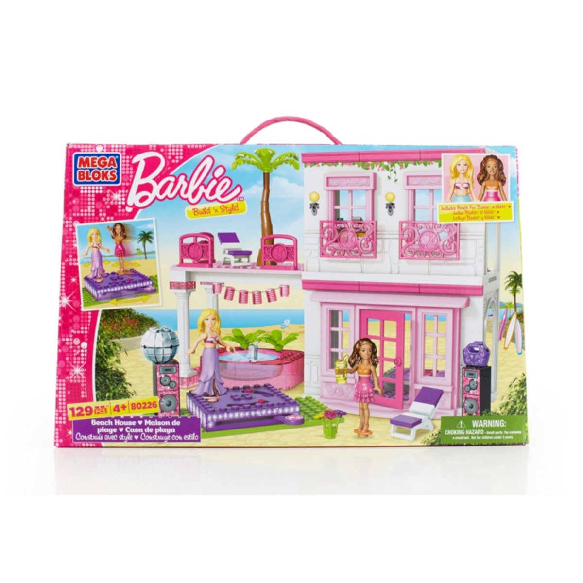 MEGABLOKS La maison de la plage Barbie