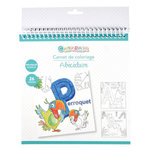 Paris Prix Cahier de Coloriage  Abécédaire  21x21cm Blanc