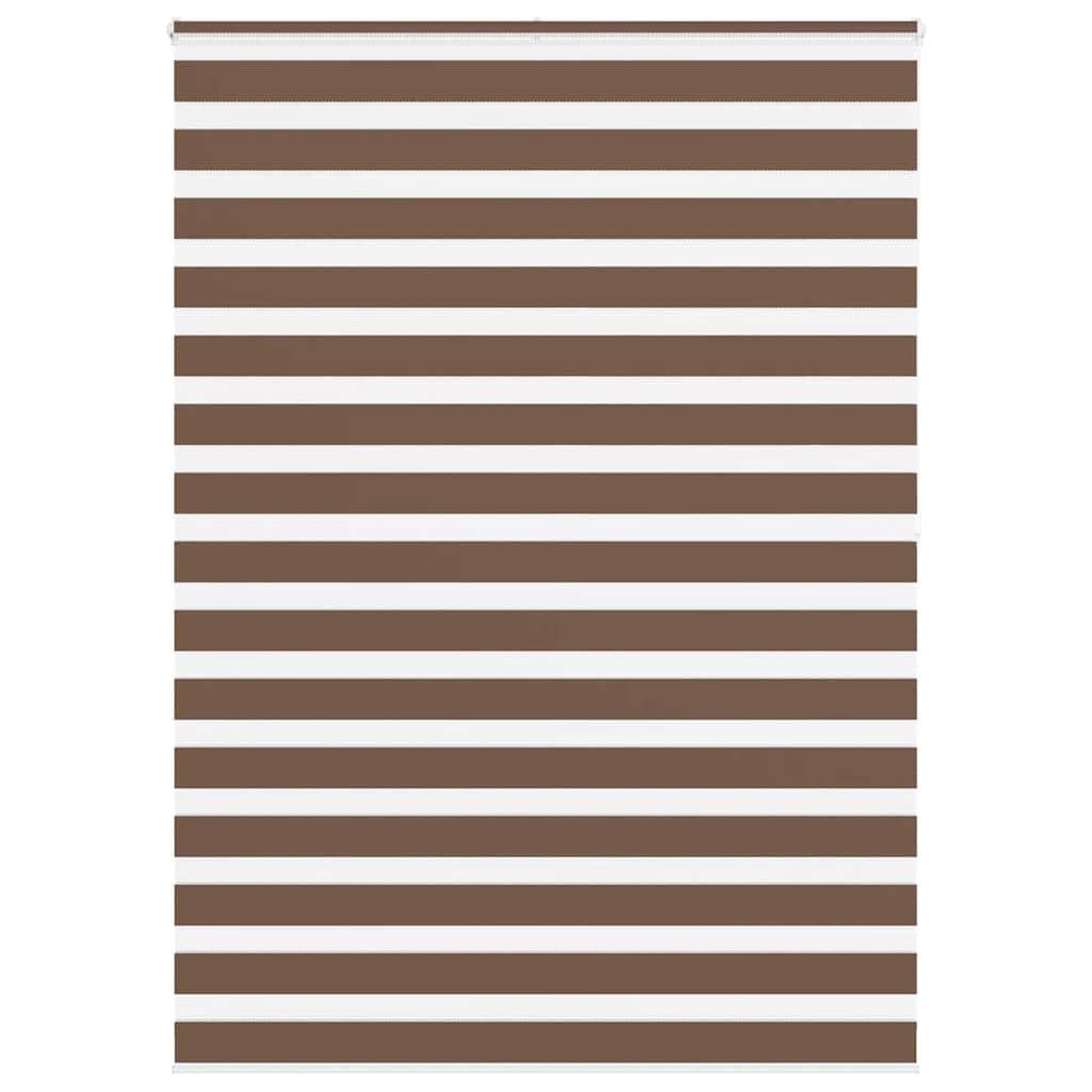 VIDAXL Store zebre marron 160x200cm largeur du tissu 155,9cm polyester