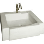 Habitat et Jardin Evier  Modène  - pierre reconstituée - 74 x 57 x 15.5 cm