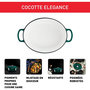 Voir la diapositive 3 : TEFAL Cocotte ELEGANCE 29cm Vert Forest