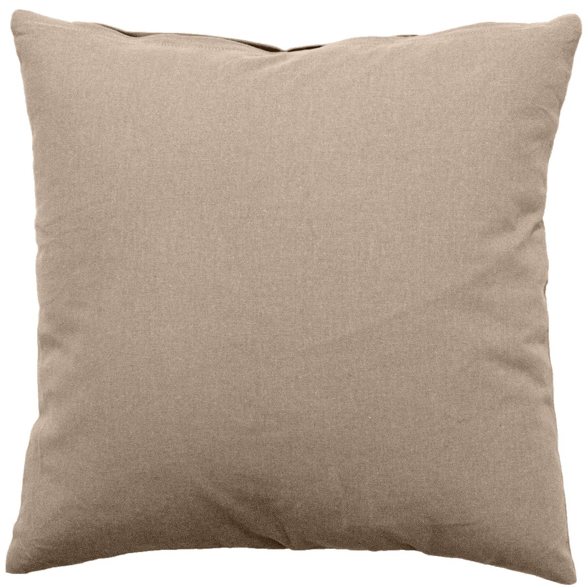 TOILINUX Coussin uni effet Bachette déhoussable - 60 x 60 cm