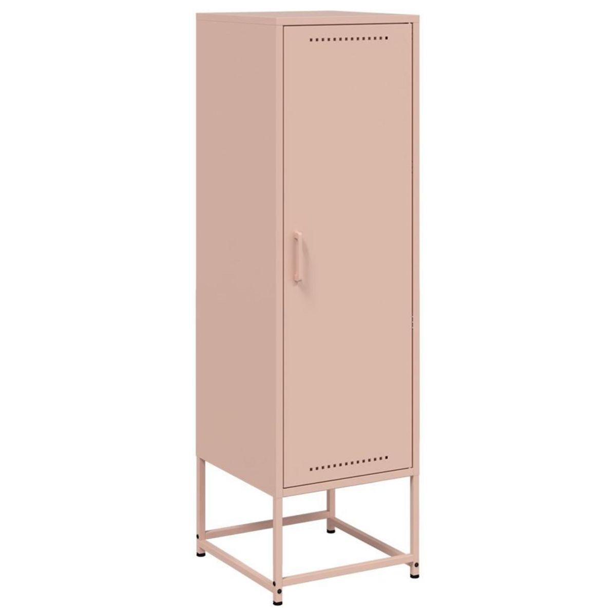 VIDAXL Buffet haut rose 36x39x123 cm acier
