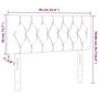 Voir la diapositive 6 : VIDAXL Tete de lit a LED Bleu 90x7x78/88 cm Tissu