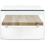 Voir la diapositive 3 : VIDAXL Table basse Clair 98x45x31 cm Verre trempe