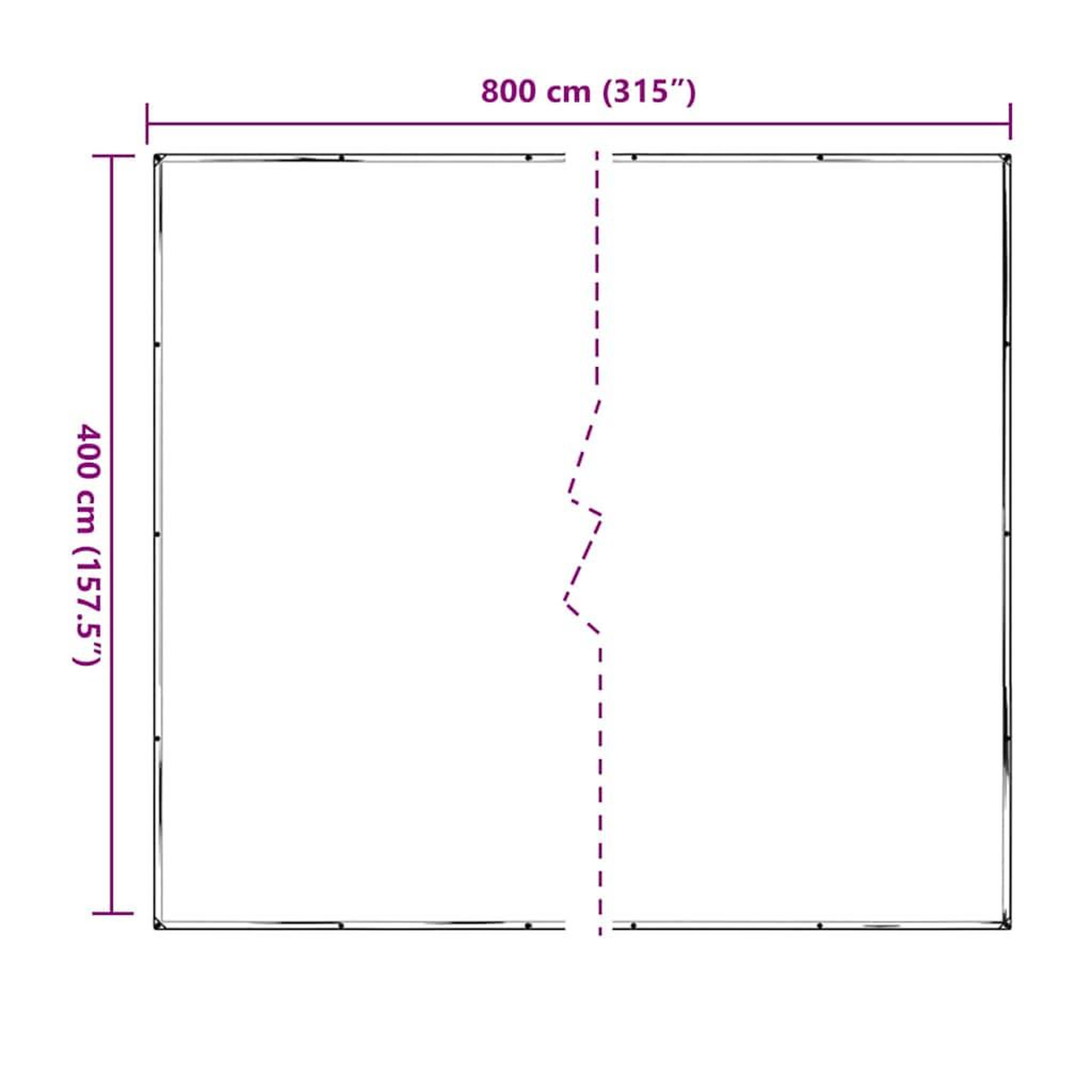 Voir la diapositive 6 : VIDAXL Bache transparente avec œillets 4x8 m polyethylene