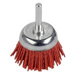 KREATOR Brosse métallique rotative corindon soucoupe Ø 50 mm