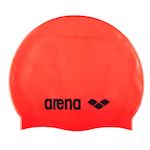 ARENA Bonnet de Bain  Mixte Classic Silicone. Coloris disponibles : Orange