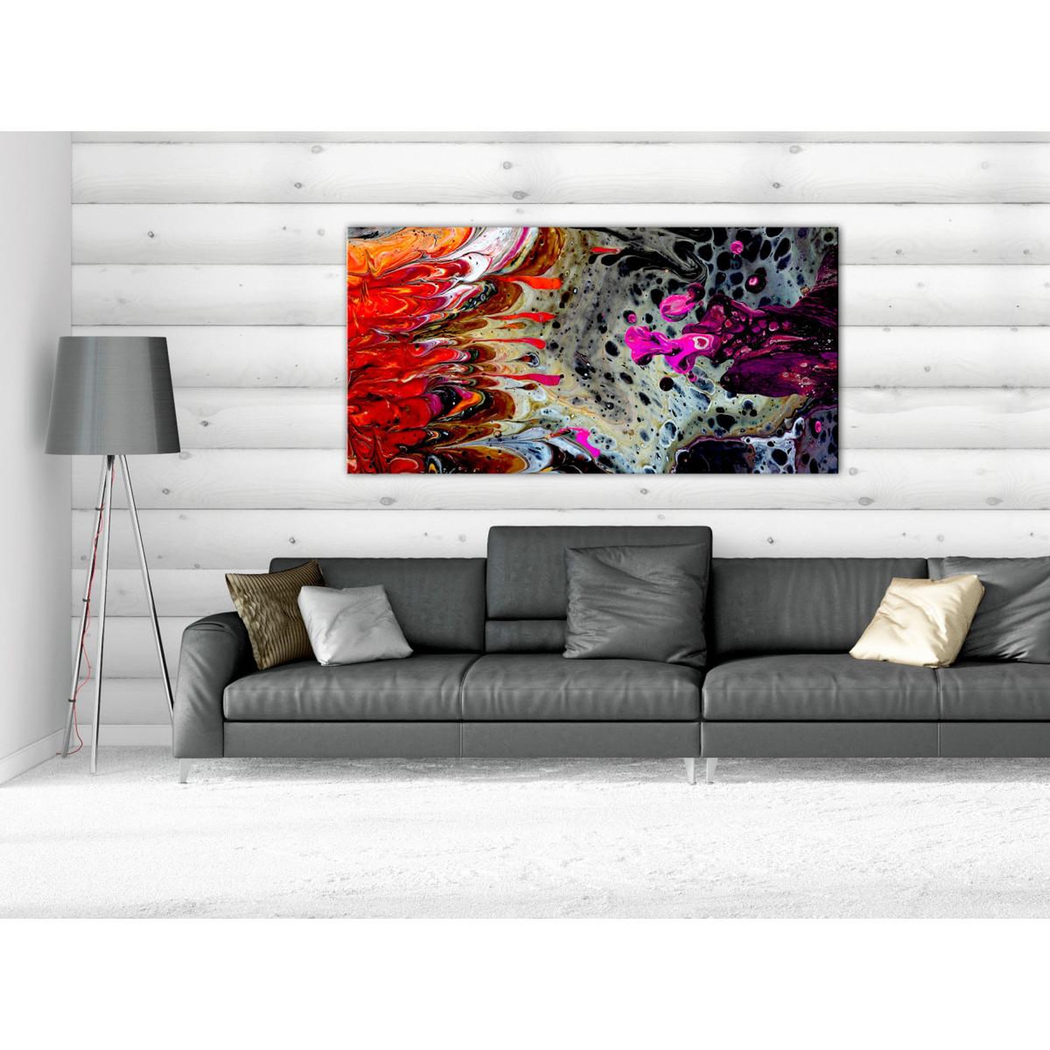 Voir la diapositive 2 : Paris Prix Tableau imprimé  paint fusion wide