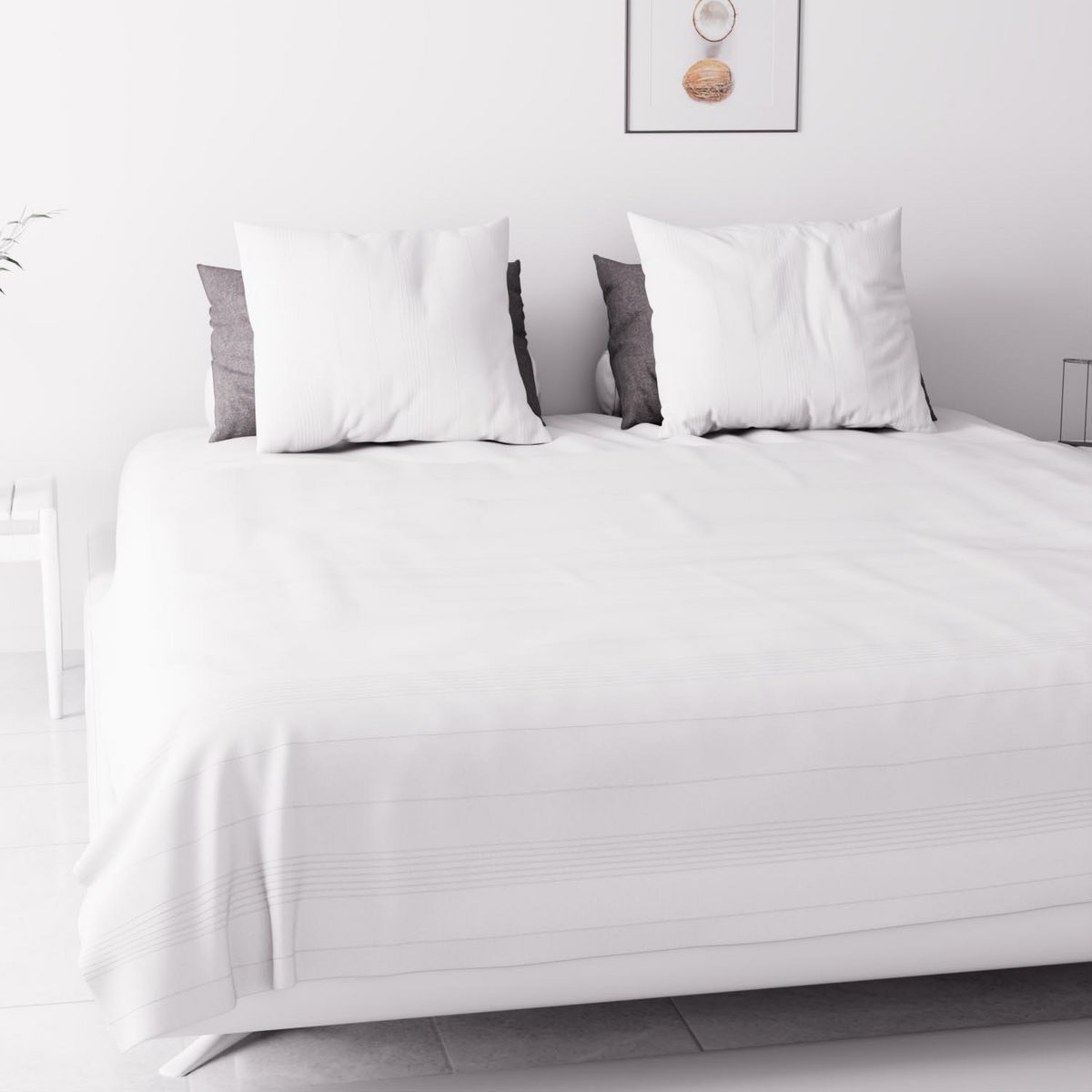 SOLEIL D'OCRE Jeté de lit, canapé, plaid ADELE par Soleil d'ocre