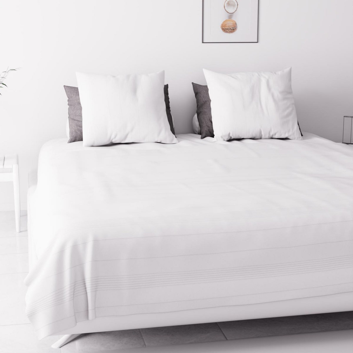 SOLEIL D'OCRE Jeté de lit, canapé, plaid ADELE par Soleil d'ocre