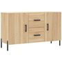 Voir la diapositive 2 : VIDAXL Buffet chene sonoma 100x36x60 cm bois d'ingenierie