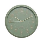 ATMOSPHERA Horloge Murale Design  Alizée  30cm Vert Olive