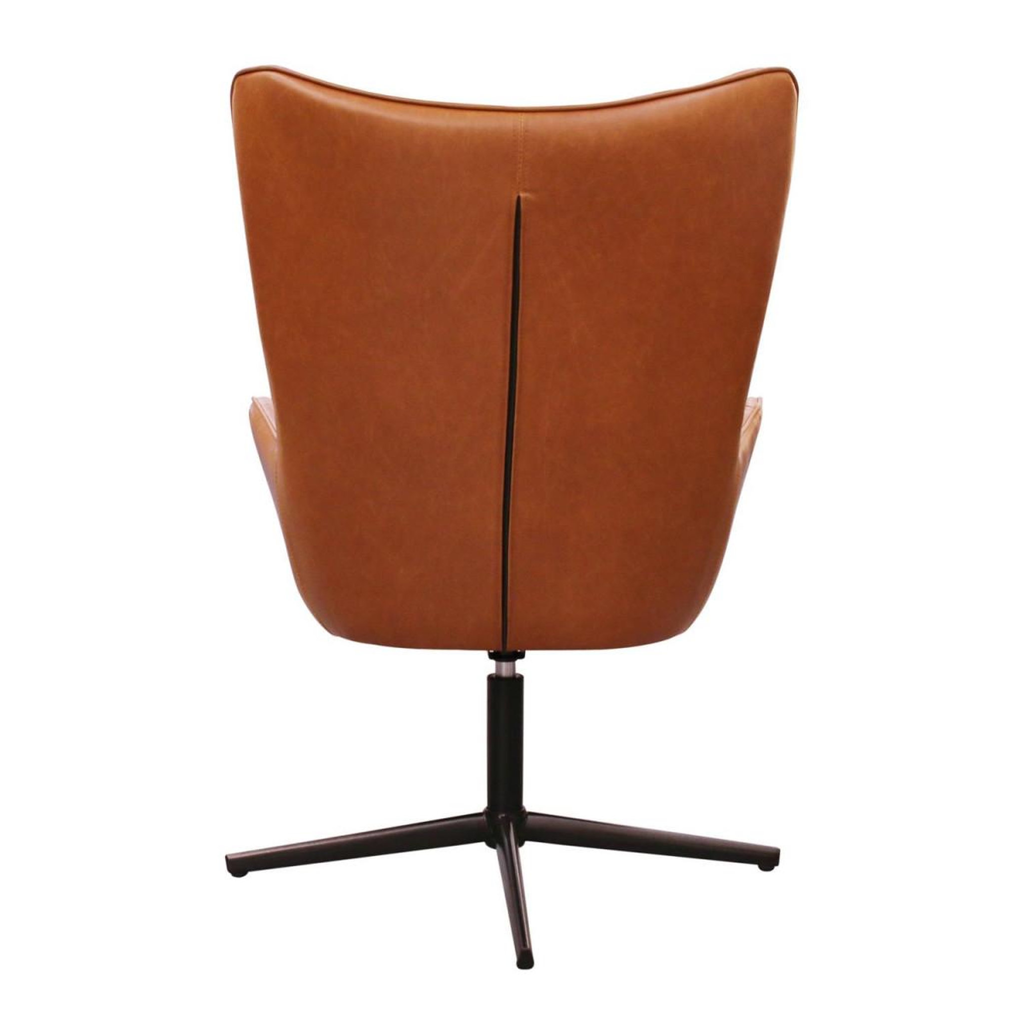 Voir la diapositive 4 : The Home Deco Factory Fauteuil pivotant design  helsinki  107cm marron